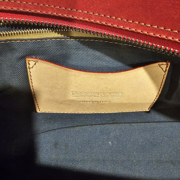 Dooney and Bourke Red Handbag Purse - Picture 4 of 10